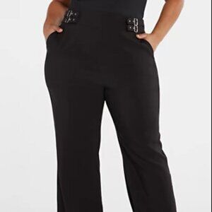 #9 NWT ISABEL BELTED WIDE LEG PANTS